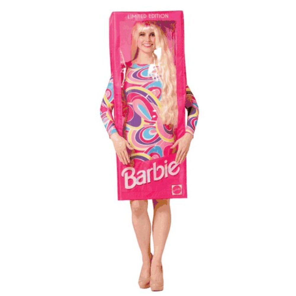 NWT Fun PINK BOX Barbie Movie Halloween Costume + Gift